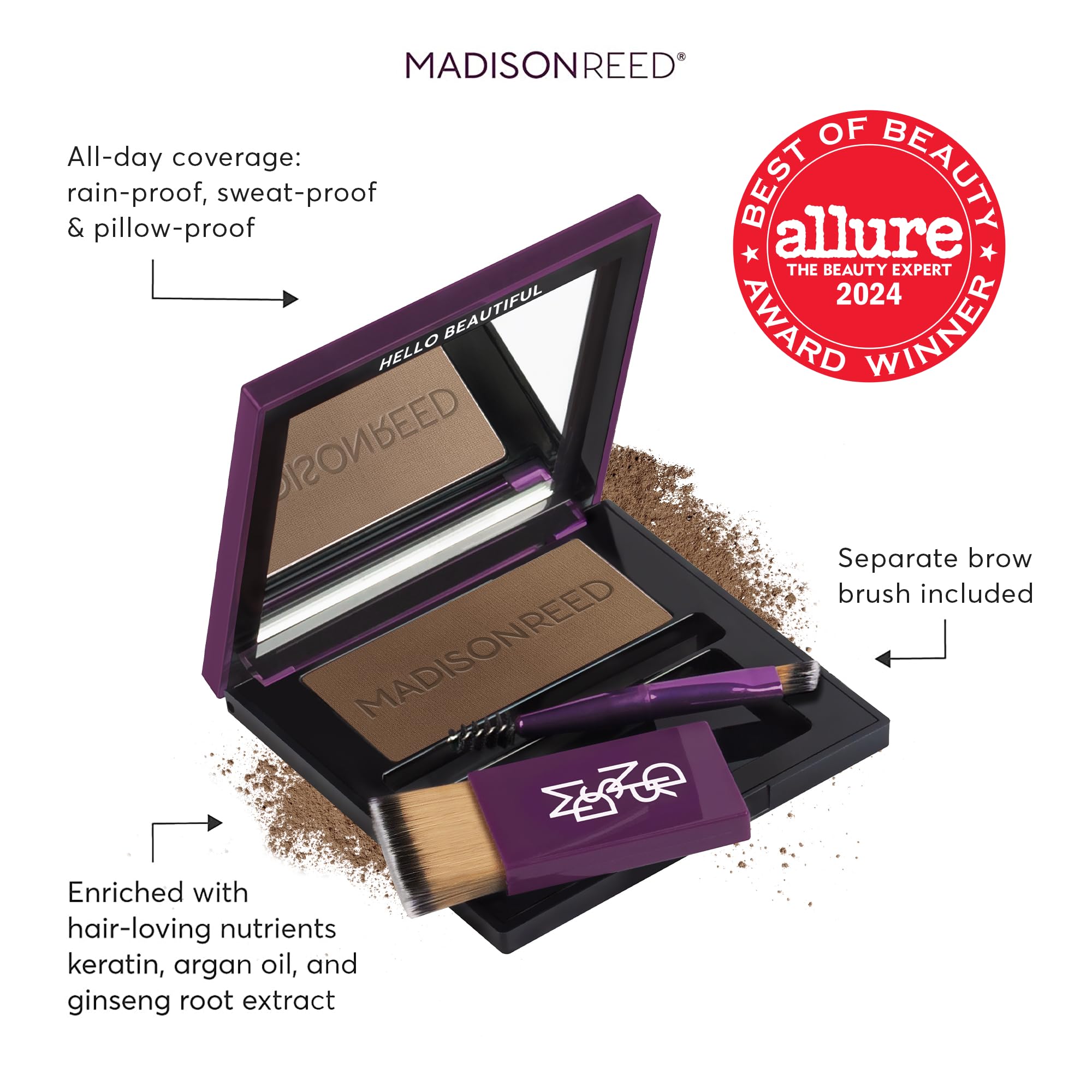 Foto 3 pulgar | Relleno para Cejas Root Touch Up +Madison Reed Sabbia Marrón Claro - Venta Internacional