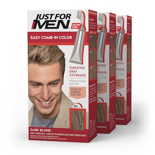 Foto 1 | Tinte para Cabello Just For Men Dark Blond 3 Piezas-Venta Internacional