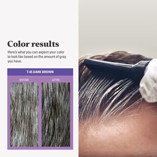 Foto 6 | Kit de Coloración de Cabello Solo para Hombres Touch Of Grey Dark Brown T-45 - Venta Internacional