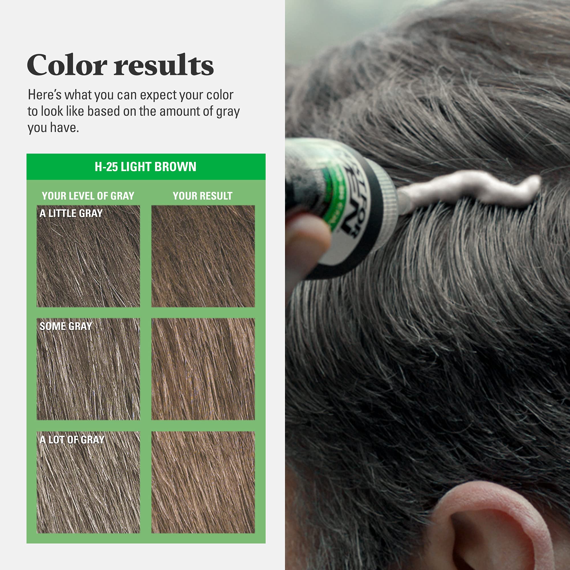 Foto 7 pulgar | Tinte de Cabello Just For Men con Champú Marrón Claro H-25 X3 - Venta Internacional