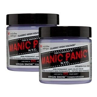 Foto 1 | Tinte Semipermanente para Cabello Manic Panic color Virgin Snow Classic 2 Piezas de 118 ml C/U - Venta Internacional