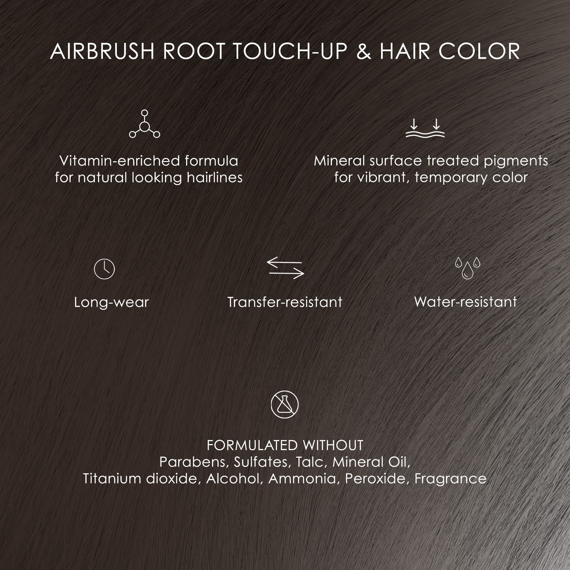 Foto 7 pulgar | Aerógrafo Root Touch-up & Hair Color Temptu Airpod, Marrón Y Negro - Venta Internacional.