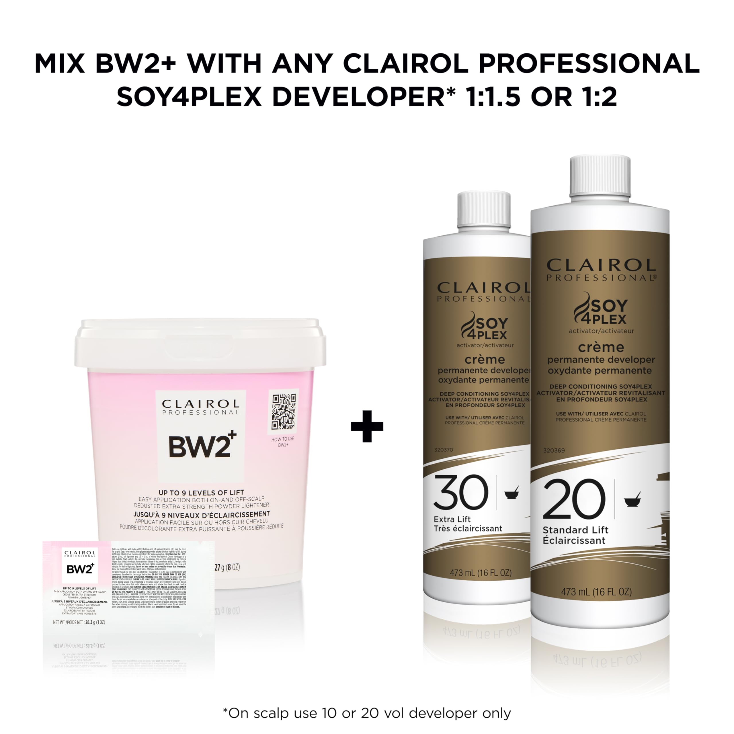 Foto 6 pulgar | Aclarador De Cabello Clairol Professional Bw2+ Dedusted 460 Ml - Venta Internacional.