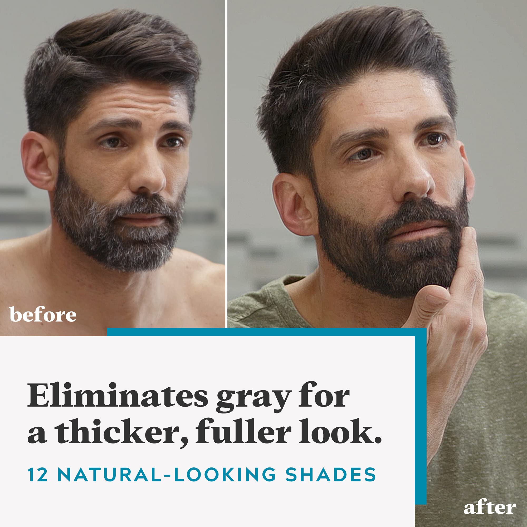 Foto 2 | Tinte Para Barba Solo Para Hombre, Bigote Y Barba, Marrón Oscuro Medio - Venta Internacional.