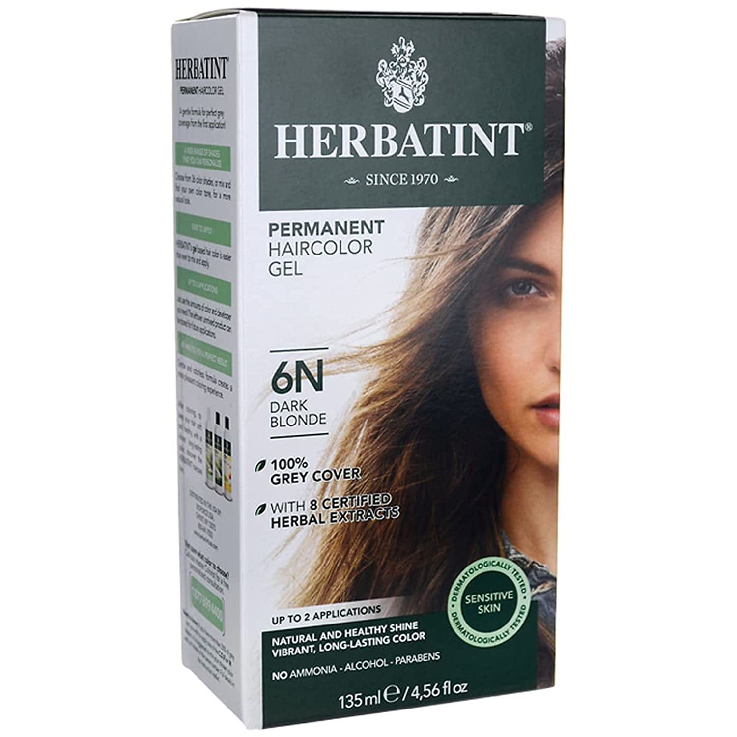 Foto 1 | Haircolour Gel Herbatint Permanent 6n Rubio Oscuro - Venta Internacional.