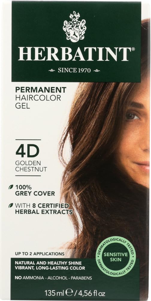 Tinte De Pelo Herbatint 4d Golden Chestnut - Venta Internacional.