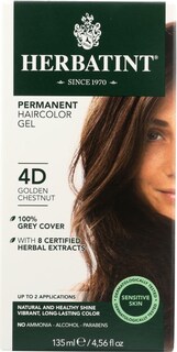 Foto 1 | Tinte De Pelo Herbatint 4d Golden Chestnut - Venta Internacional.