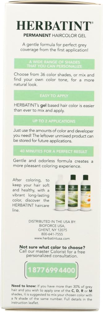 Foto 3 pulgar | Tinte De Pelo Herbatint 4d Golden Chestnut - Venta Internacional.