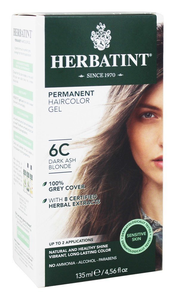 Tinte para Cabello Herbatint 6C Dark Ash Blonde-Venta Internacional