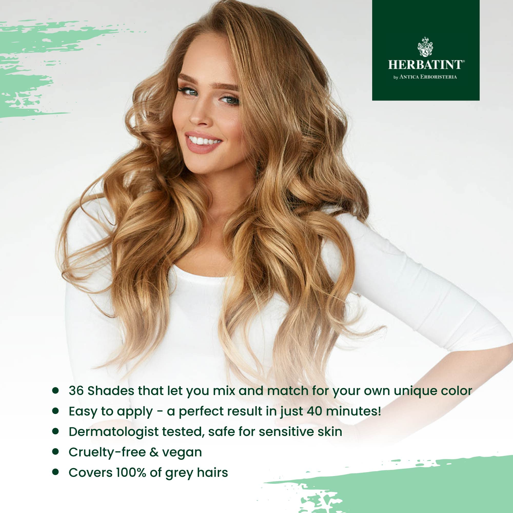 Foto 4 pulgar | Gel Para Teñir El Cabello Herbatint 7n Blonde 135 Ml Sin Alcohol, Vegano - Venta Internacional.