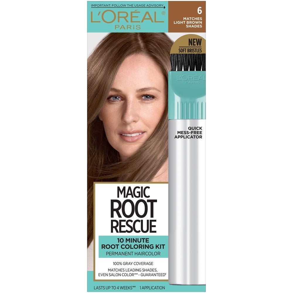 Kit de Coloración para  Cabello L'oreal Paris Magic Root Rescue 6 Castaño Claro- Venta Internacional
