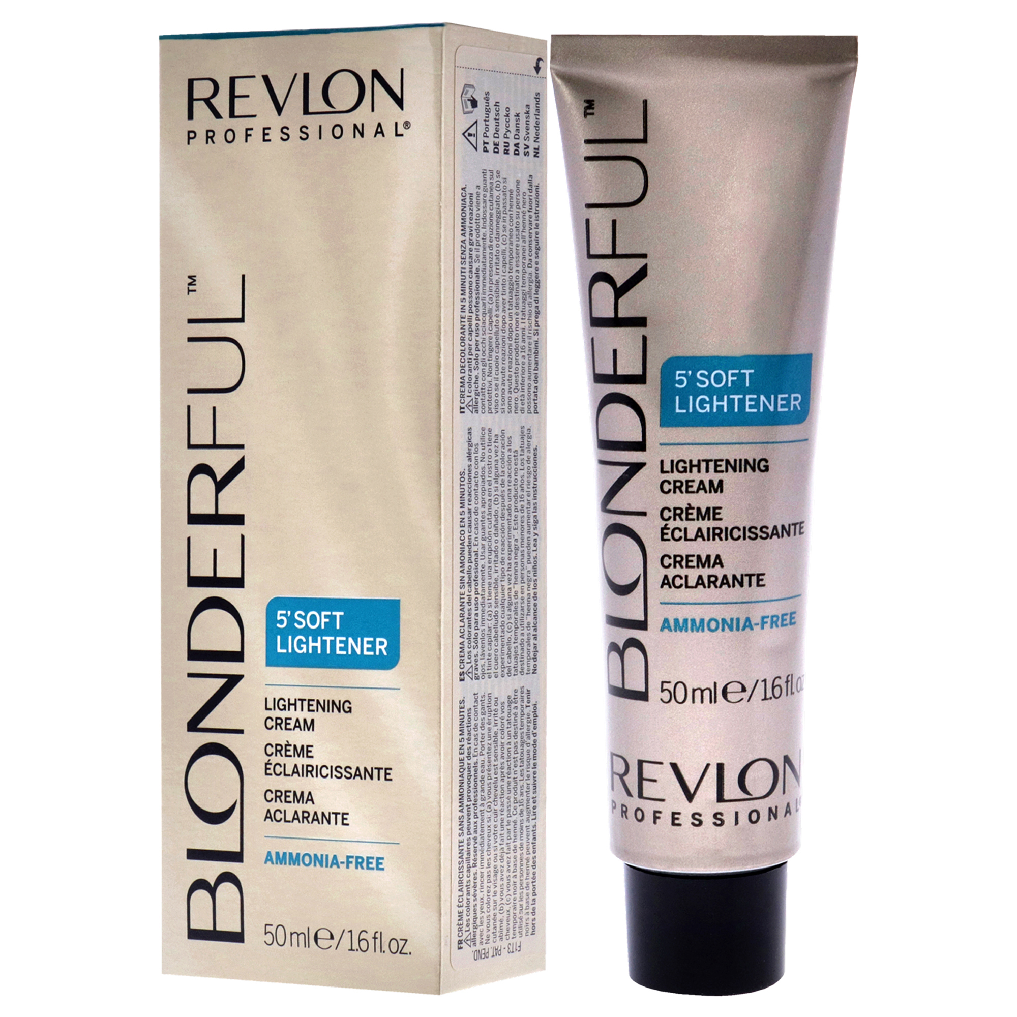 Foto 5 pulgar | Crema Aclaradora De Cabello Revlon Blonderful Soft 50 Ml Sin Amoniaco - Venta Internacional.