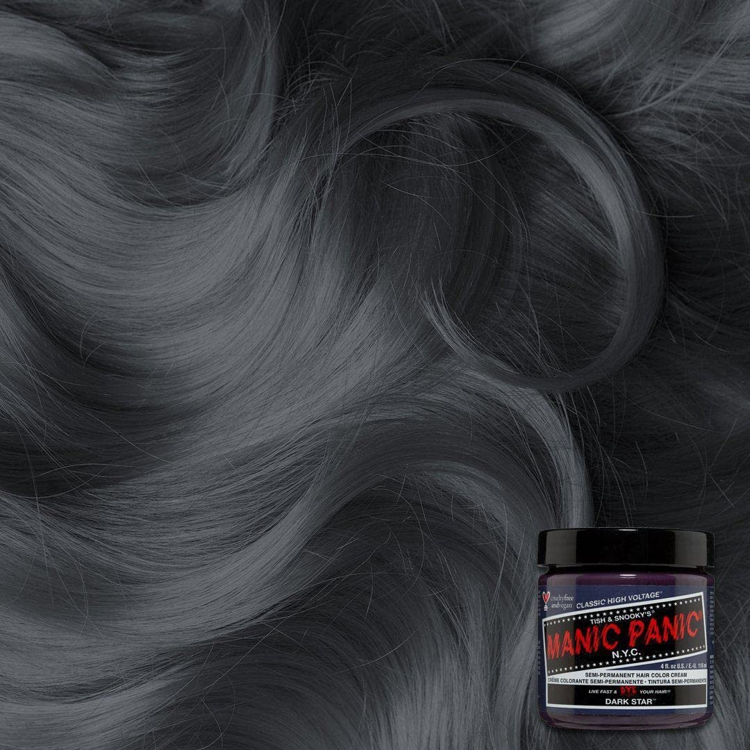 Foto 5 pulgar | Tinte Para El Cabello Manic Panic Classic Dark Star Deep Grey 118 Ml - Venta Internacional.