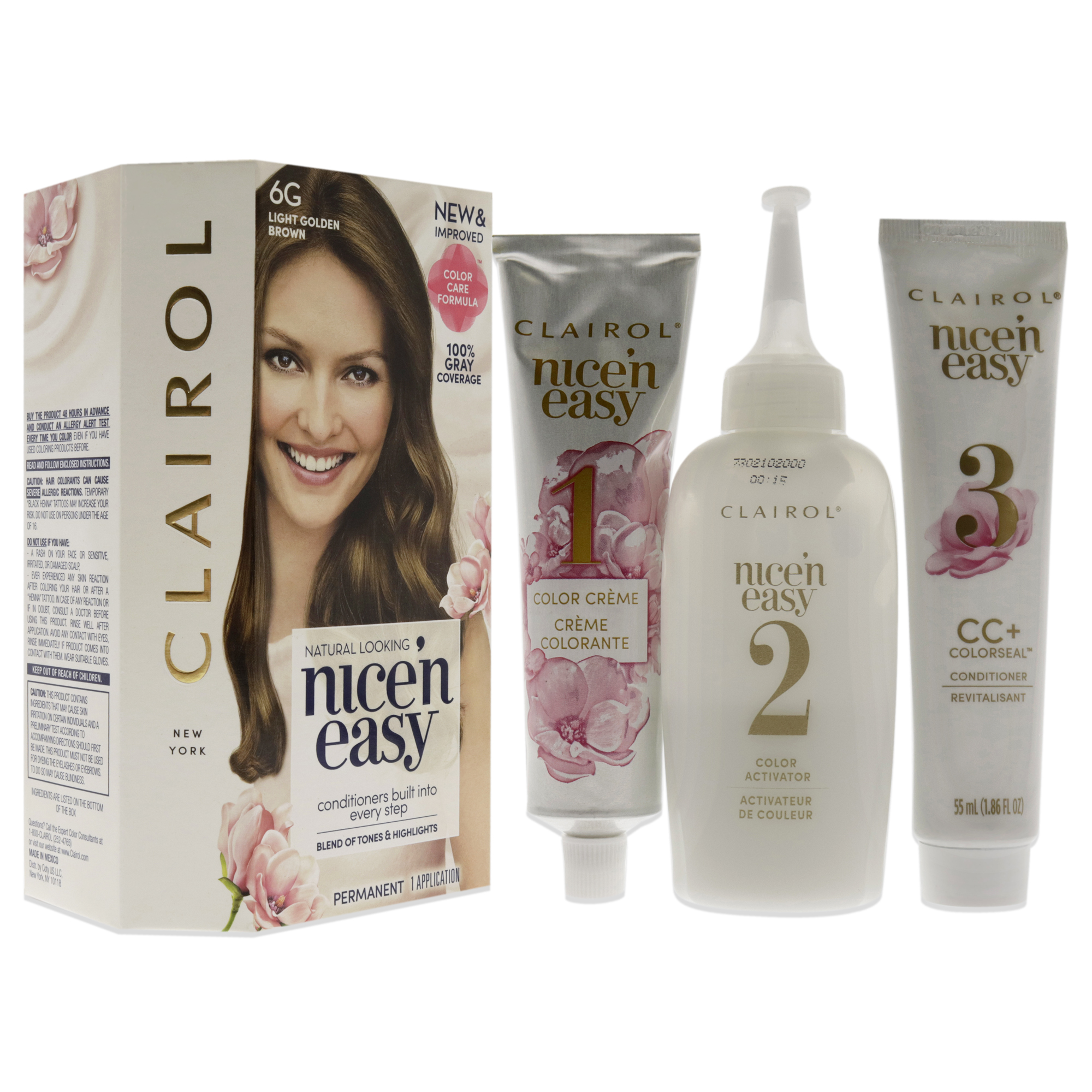 Foto 3 | Mezcla De Colores - Marrón Dorado Claro - Clairol - Venta Internacional.