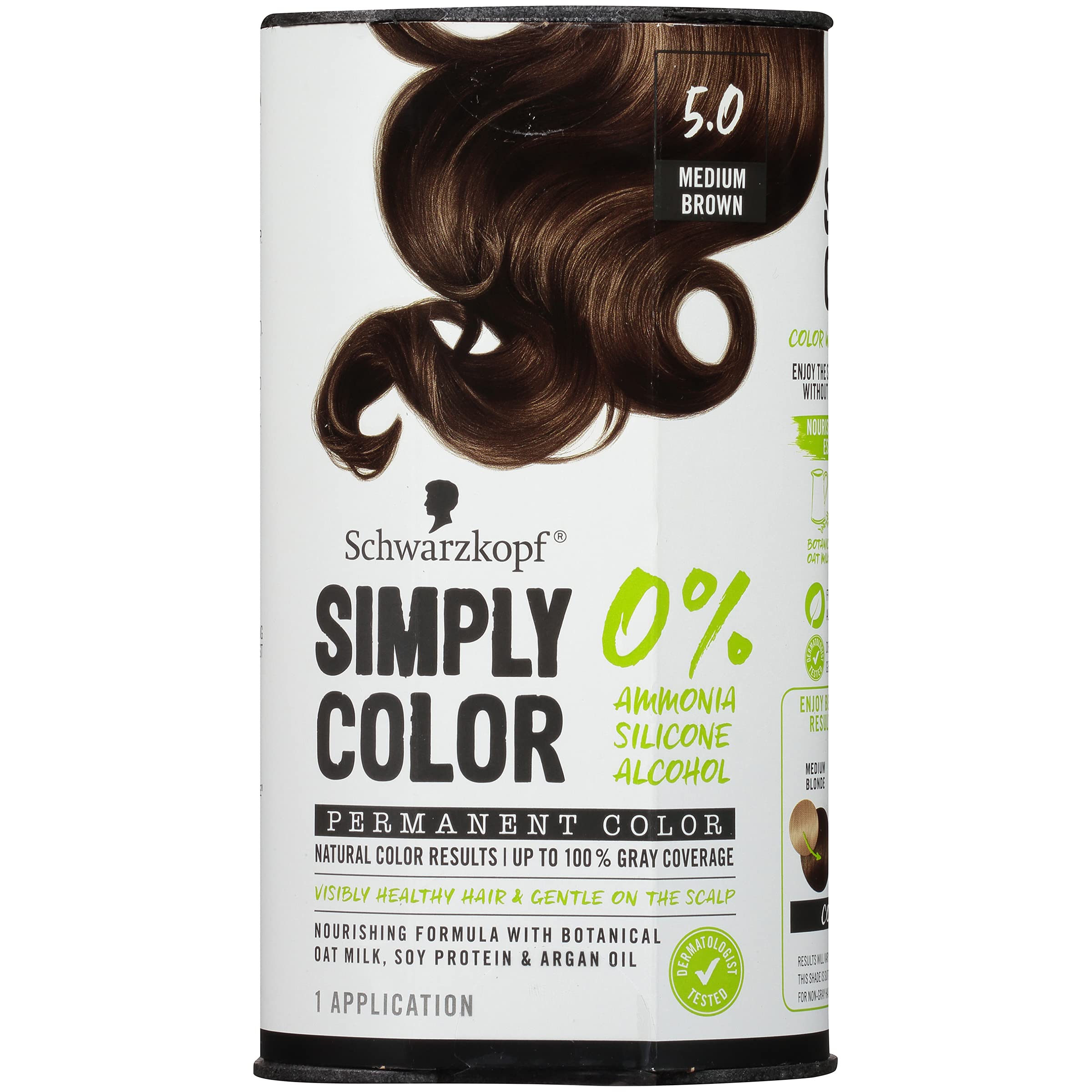 Foto 8 pulgar | Tinte Para El Cabello Schwarzkopf Simply Color 5.0 Marrón Medio - Venta Internacional.