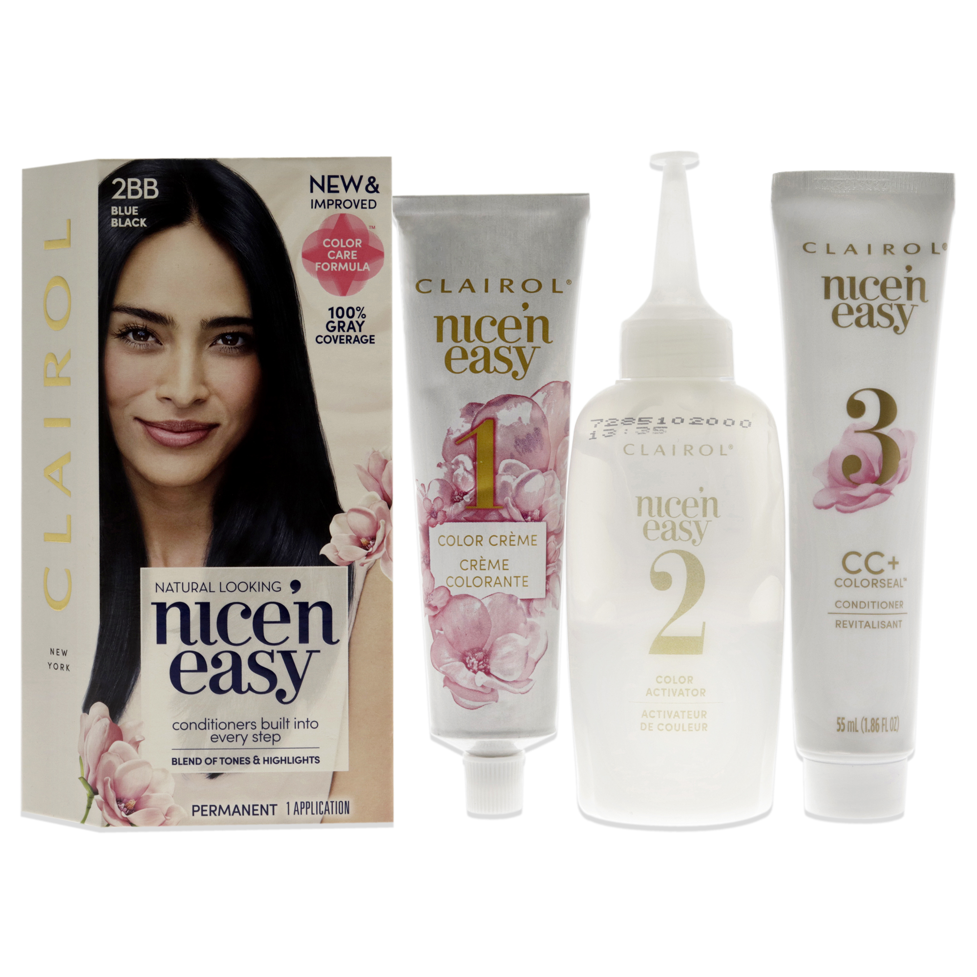 Clairol Color Blend - Azul Negro - Mujer - Venta Internacional.