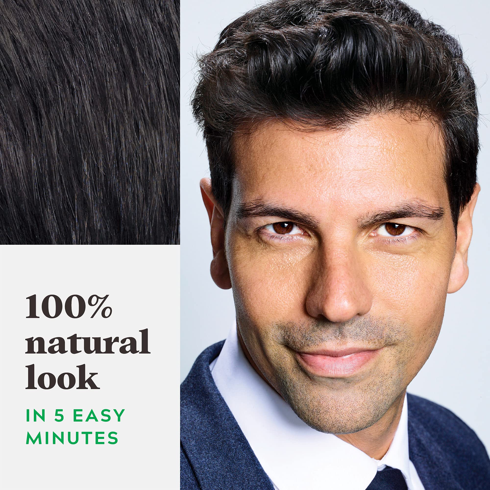 Foto 5 pulgar | Champú para Teñir el Cabello Just For Men Negro Real H-55 para Hombre- Venta Internacional
