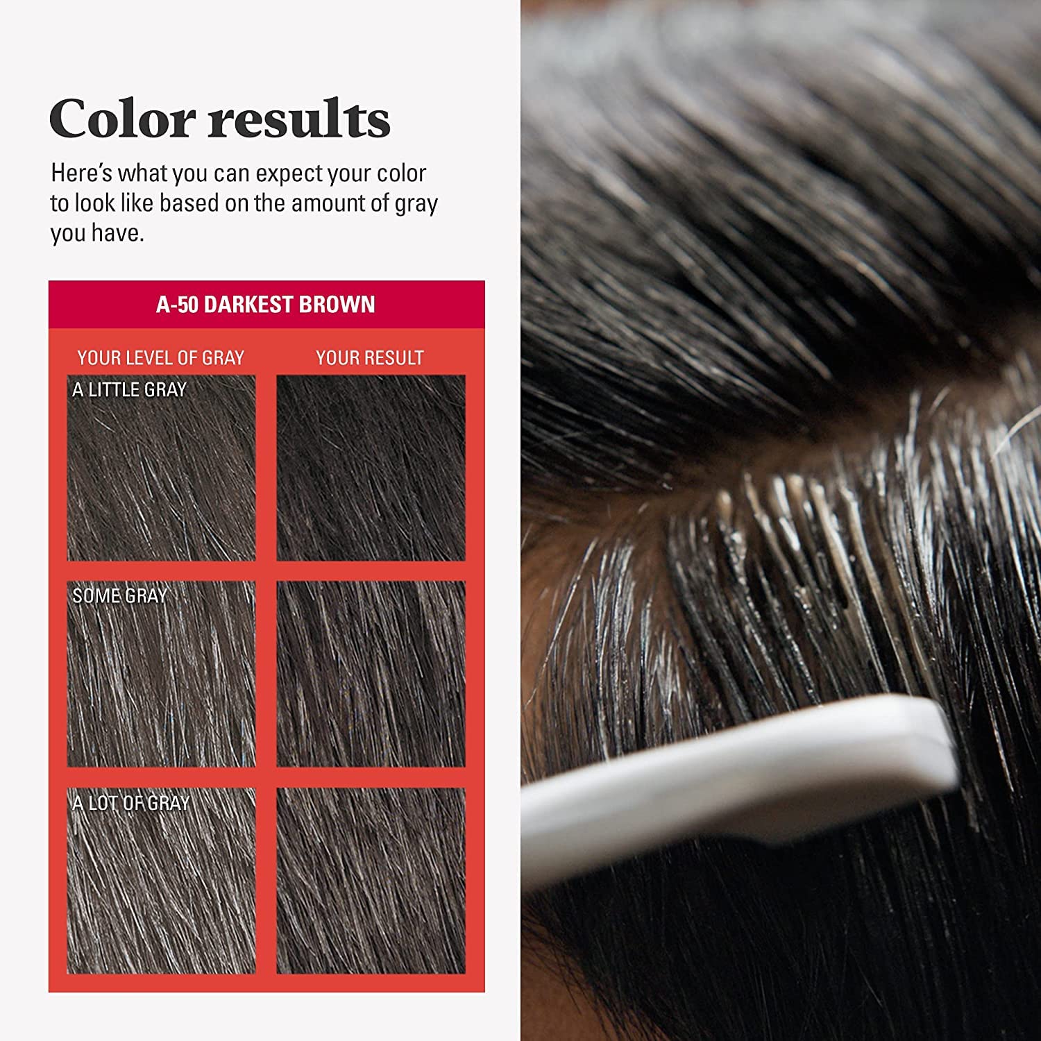 Foto 7 pulgar | Tinte Para El Cabello Just For Men Easy Pein-in Color Darkest Brown A-50 - Venta Internacional.