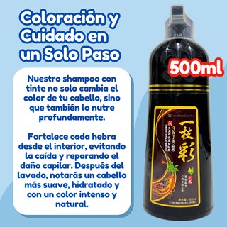 Foto 8 | Shampoo Tinte 500ml Natural Cubre Canas Instantáneo (color Morado)