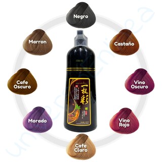 Foto 2 | Shampoo Tinte 500ml Natural Cubre Canas Instantáneo (color Café Claro)