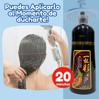 Foto 5 | Shampoo Tinte 500ml Natural Cubre Canas Instantáneo (color Castaño)