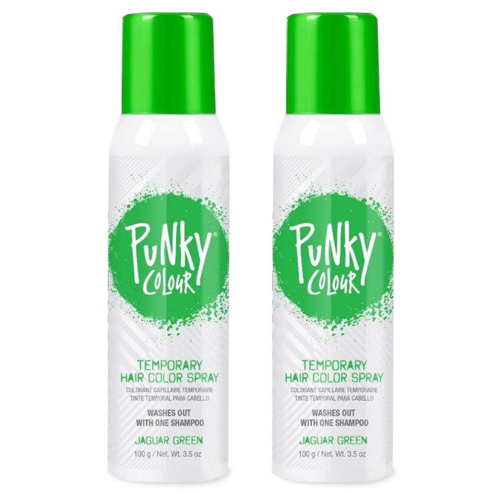 Foto 2 pulgar | Spray Temporal Para Teñir El Cabello Punky Jaguar Green, 100 Ml, Paquete De 2 - Venta Internacional.