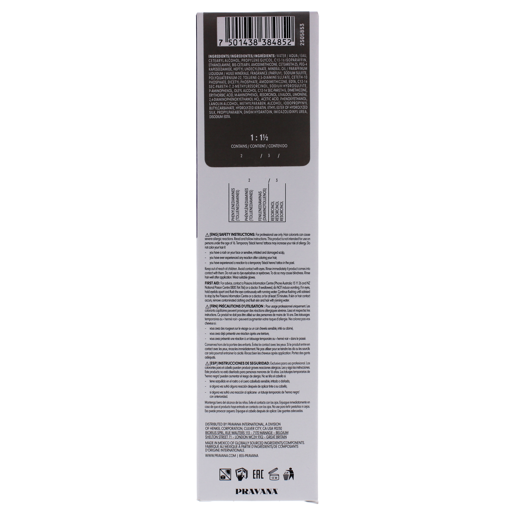 Foto 7 pulgar | Tinte Para El Cabello Pravana Express Tones Beige 90 Ml - Venta Internacional.