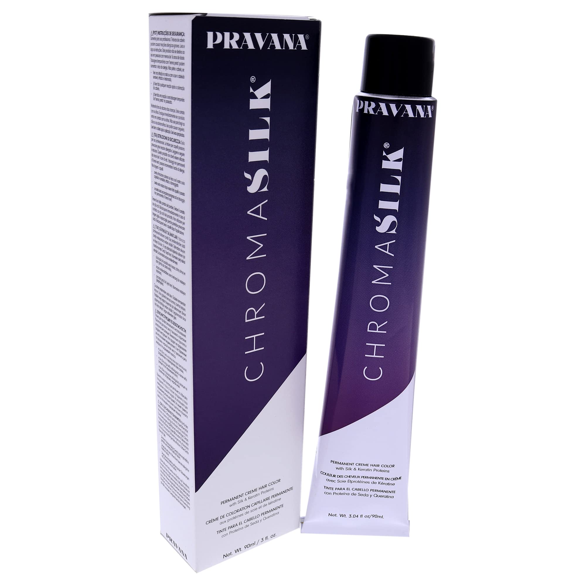 Foto 5 pulgar | Tinte De Pelo Pravana Chromasilk Creme 7.11 Rubio Ceniza Intenso - Venta Internacional.
