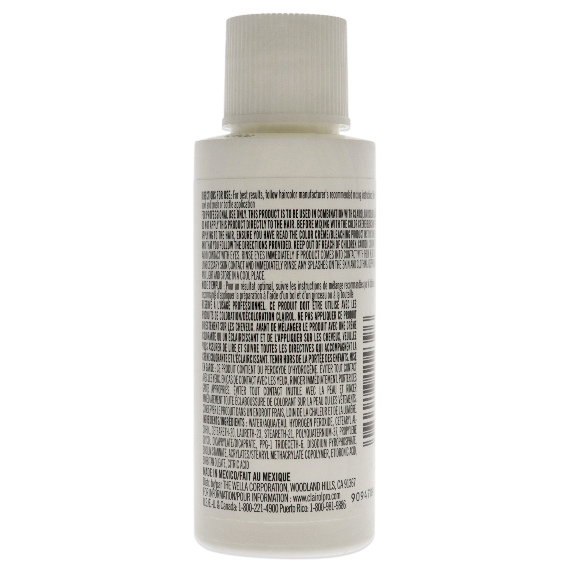 Foto 3 pulgar | Creme Developer Clairol Pure White, 20 Volúmenes, 60 Ml, Unisex - Venta Internacional.