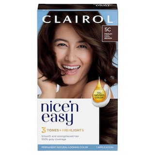 Foto 1 | Tinte De Pelo Clairol Nice'n Easy 5c Medium Cool Brown - Venta Internacional.