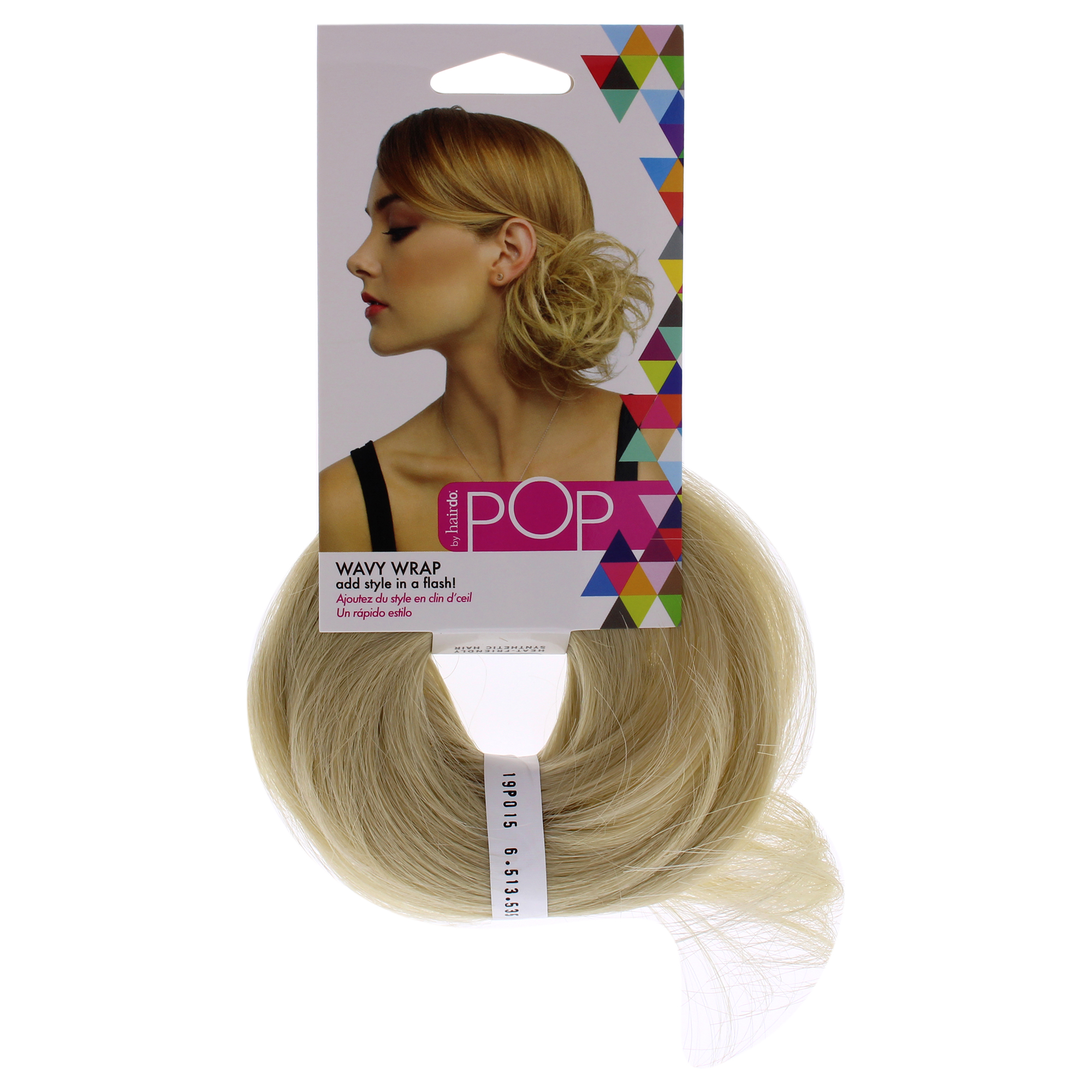 Foto 2 pulgar | Hair Wrap Pop Wavy Wrap R22, Peinado Rubio Sueco Para Mujer - Venta Internacional.