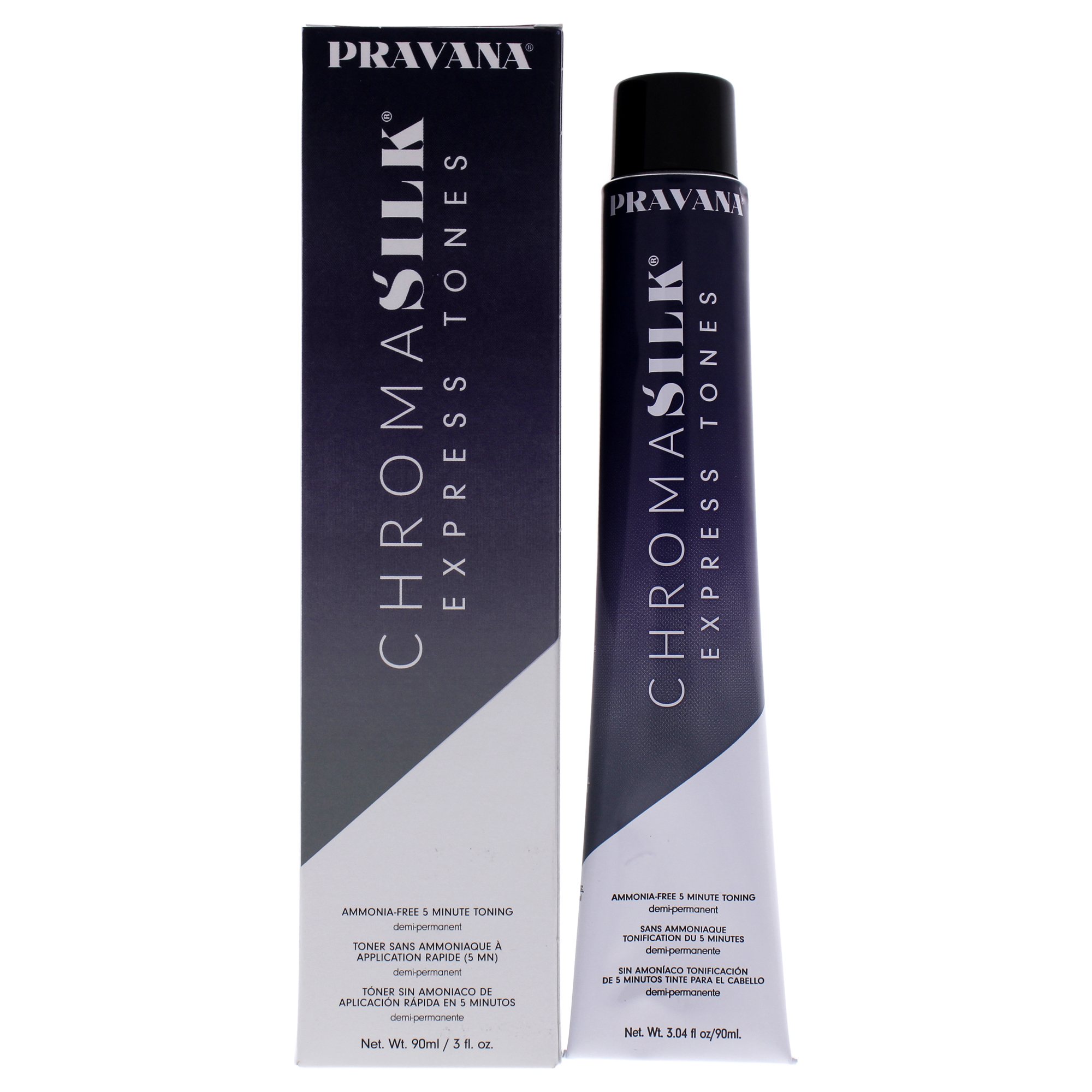 Tinte De Pelo Pravana Chromasilk Express Tones Caoba Dark - Venta Internacional.