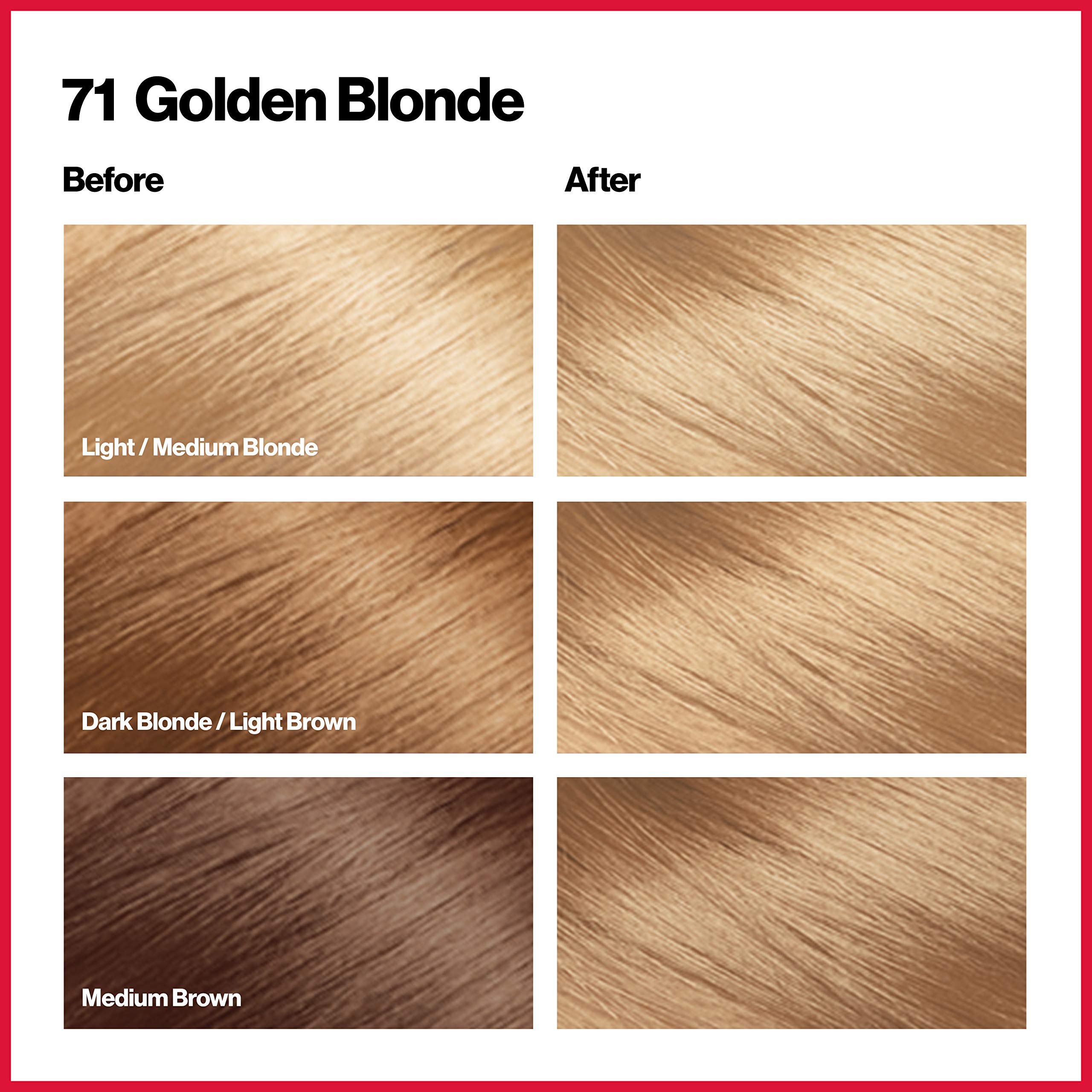 Foto 3 pulgar | Tinte Para El Cabello Revlon Colorsilk Beautiful Color 71 Golden Blonde - Venta Internacional.