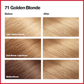Foto 2 | Tinte Para El Cabello Revlon Colorsilk Beautiful Color 71 Golden Blonde - Venta Internacional.