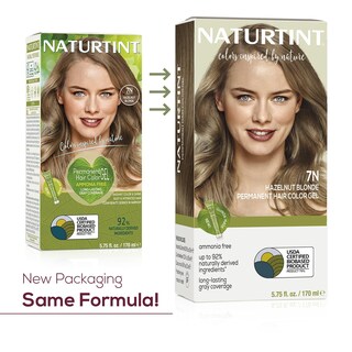 Foto 2 | Tinte De Pelo Naturtint 7n, Rubio Avellana, 100% Cobertura Gris, 6 Unidades - Venta Internacional.