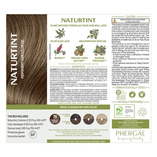 Foto 4 | Tinte De Pelo Naturtint 7n, Rubio Avellana, 100% Cobertura Gris, 6 Unidades - Venta Internacional.