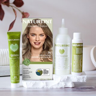Foto 6 | Tinte De Pelo Naturtint 7n, Rubio Avellana, 100% Cobertura Gris, 6 Unidades - Venta Internacional.