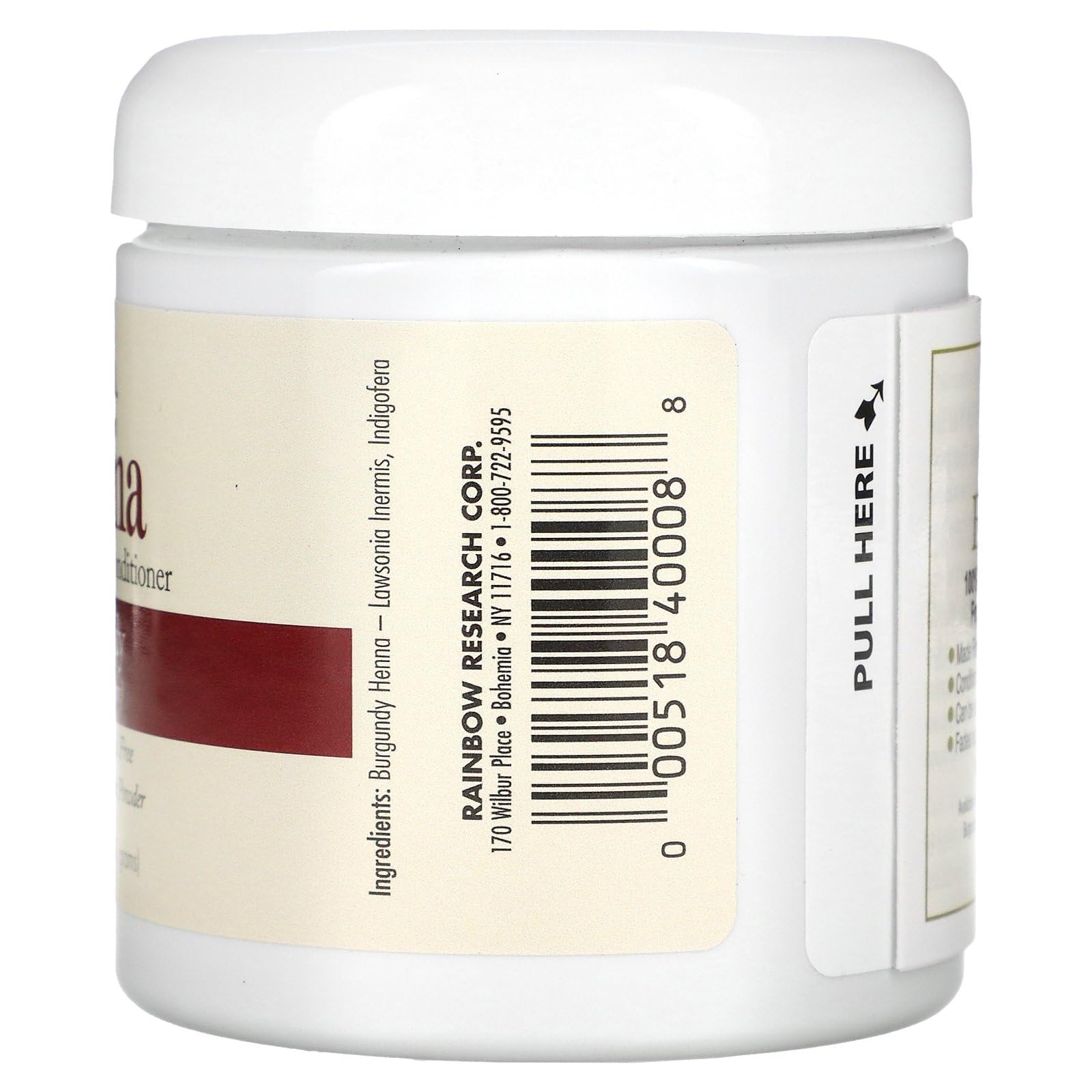 Foto 2 | Tinte Y Acondicionador Para Cabello Rainbow Research Persian Burgundy - Venta Internacional.