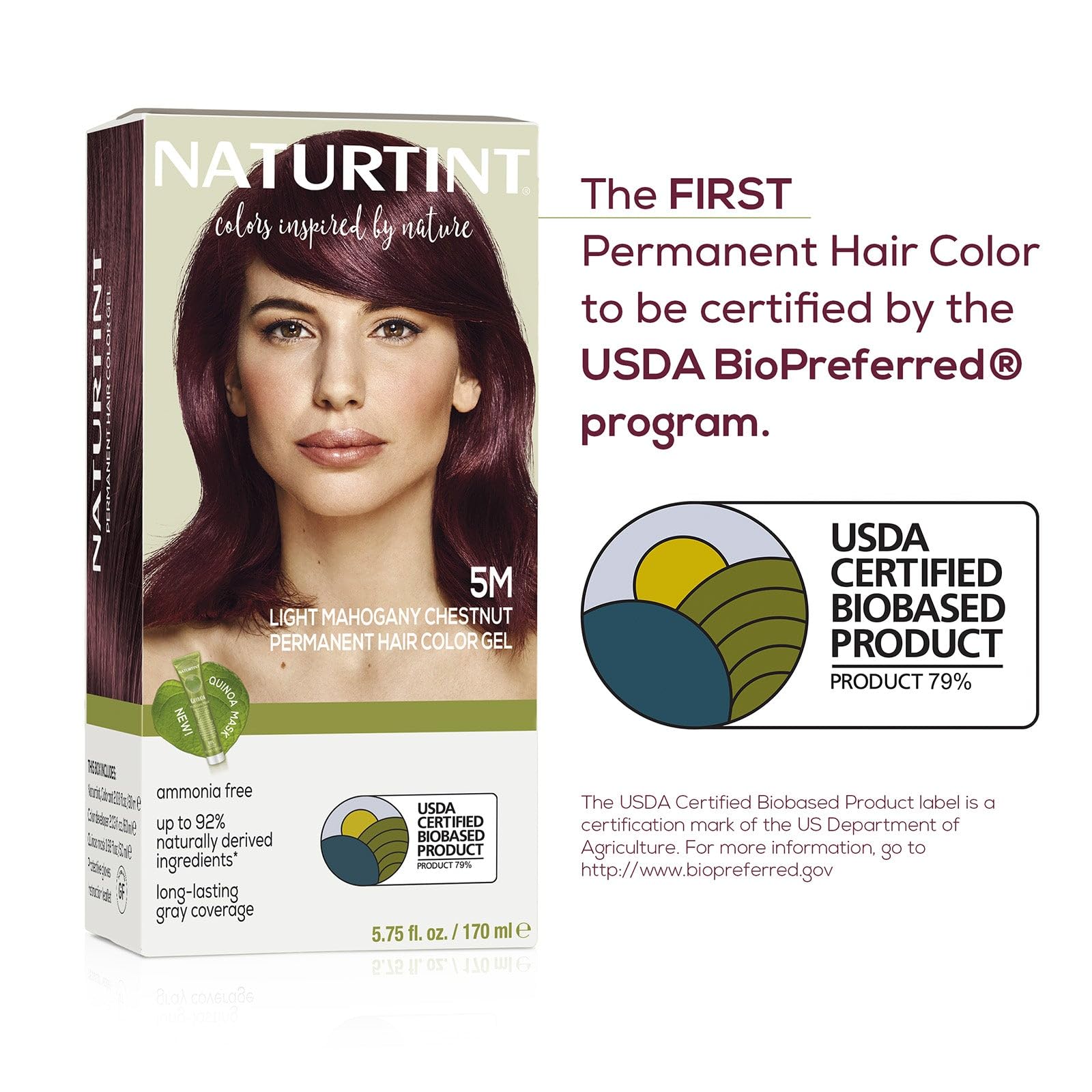 Foto 8 pulgar | Color De Pelo Naturtint, 5 M, Color Caoba Claro, Castaño, Paquete De 6 Unidades - Venta Internacional.