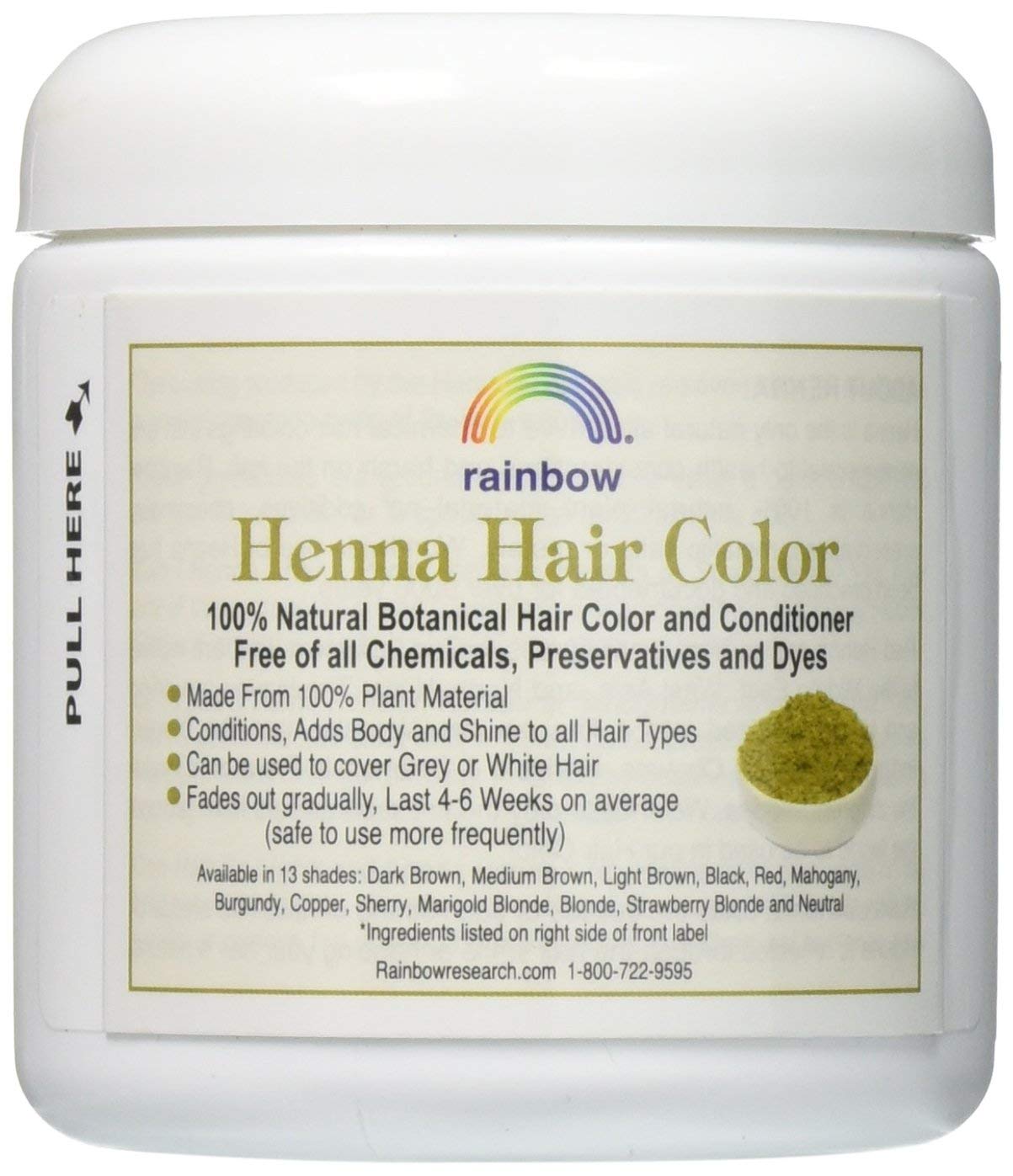 Foto 3 pulgar | Tinte De Pelo Henna Rainbow Research Persian Castaño Claro 120 Ml X2 - Venta Internacional.