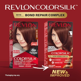 Foto 2 | Tinte Para El Cabello Revlon Colorsilk 31 Dark Auburn W/ Bond Repair (x3) - Venta Internacional.