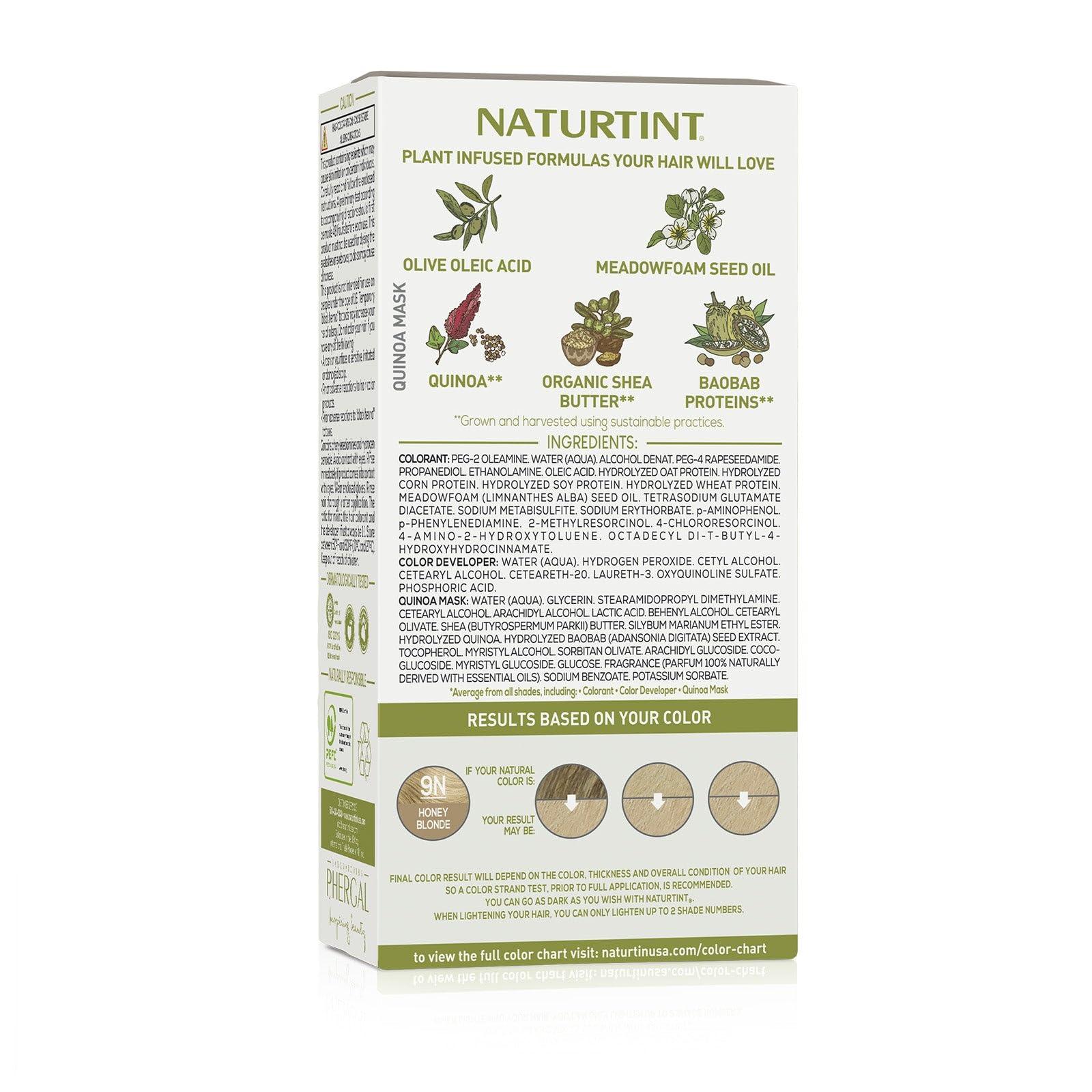 Foto 5 | Tinte De Pelo Naturtint 9n Rubio Miel Permanente 100 Ml - Venta Internacional.