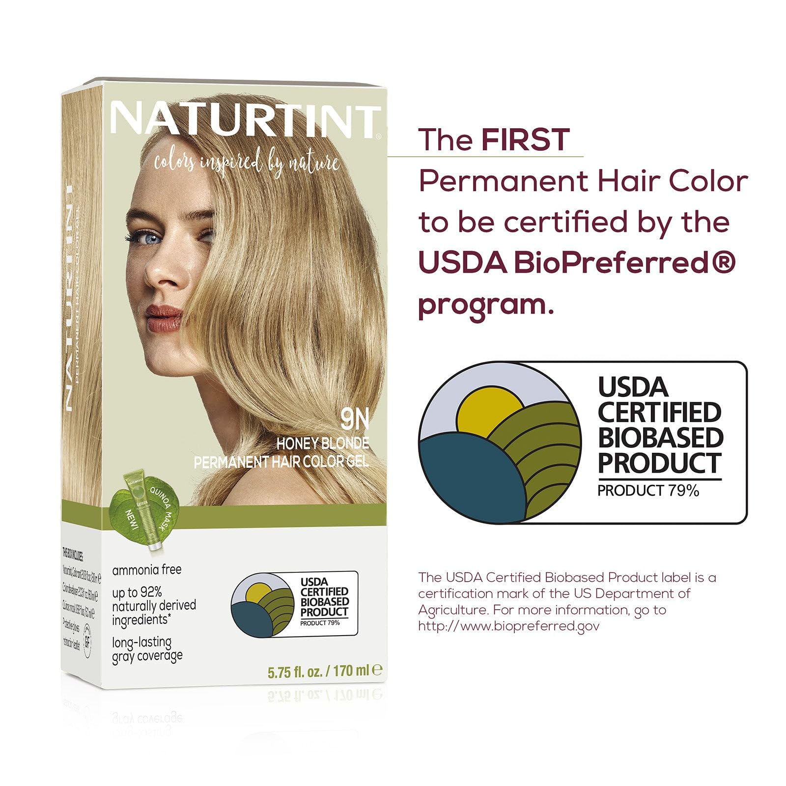 Foto 7 | Tinte De Pelo Naturtint 9n Rubio Miel Permanente 100 Ml - Venta Internacional.