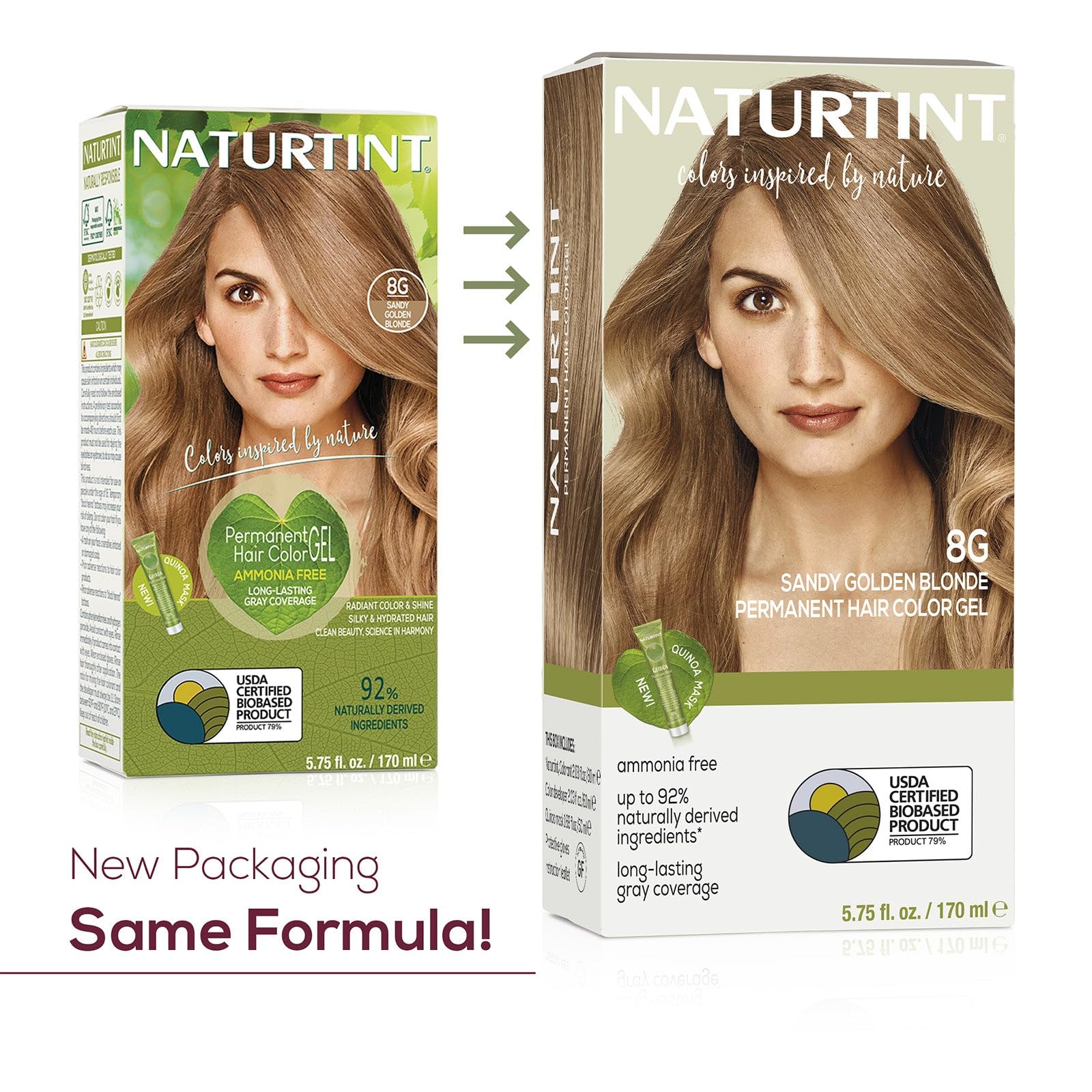 Foto 2 | Tinte De Pelo Naturtint 8g Sandy Golden Blonde X6 Sin Amoniaco - Venta Internacional.