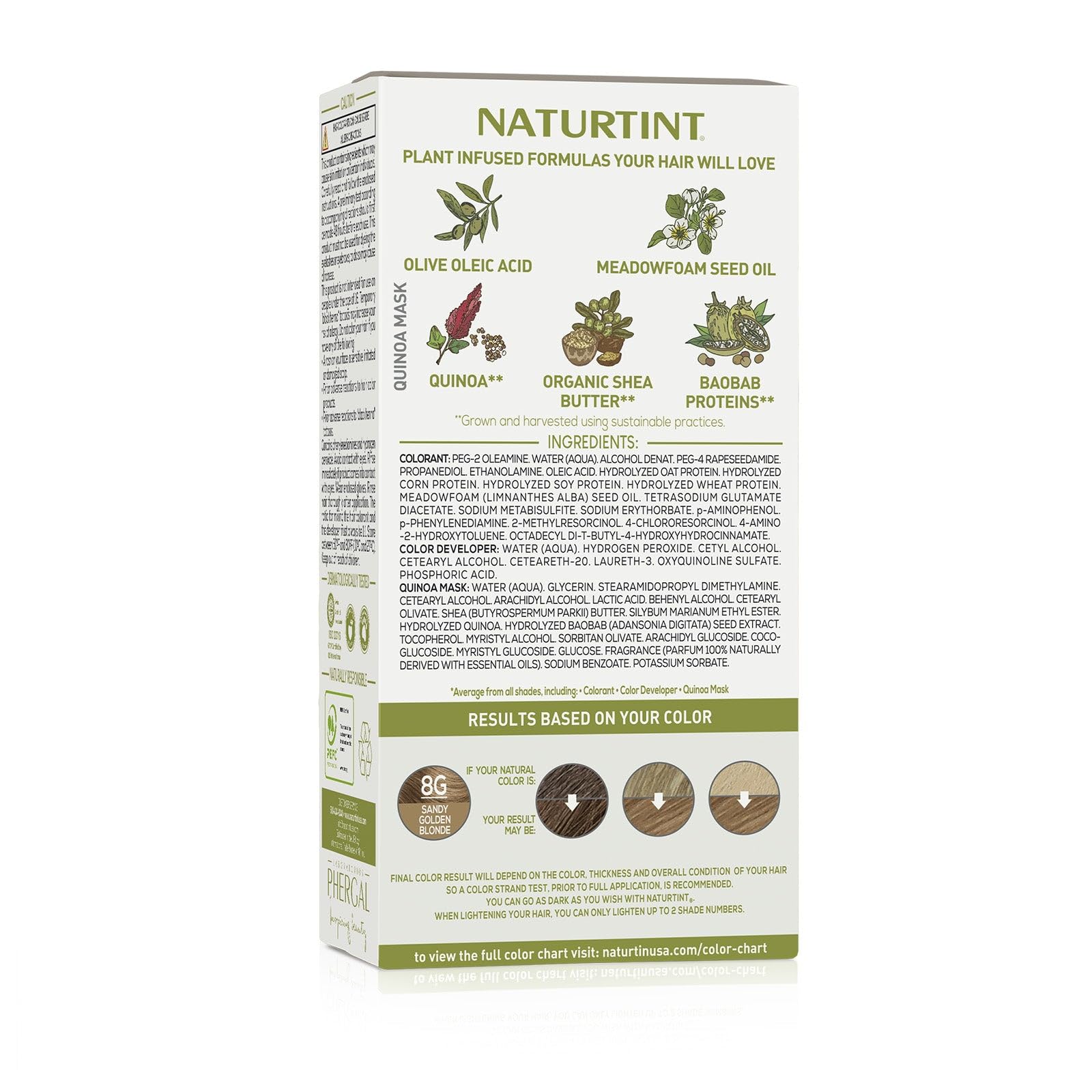 Foto 6 pulgar | Tinte De Pelo Naturtint 8g Sandy Golden Blonde X6 Sin Amoniaco - Venta Internacional.