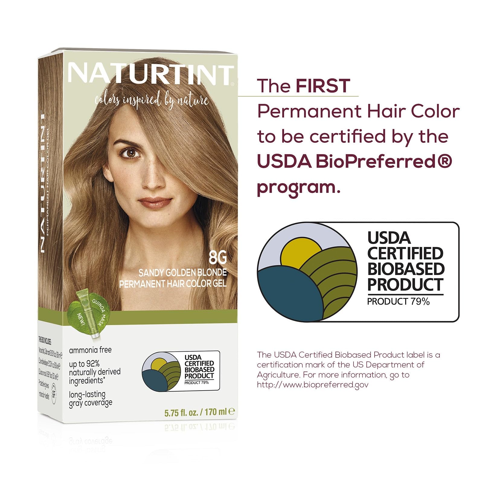 Foto 8 pulgar | Tinte De Pelo Naturtint 8g Sandy Golden Blonde X6 Sin Amoniaco - Venta Internacional.