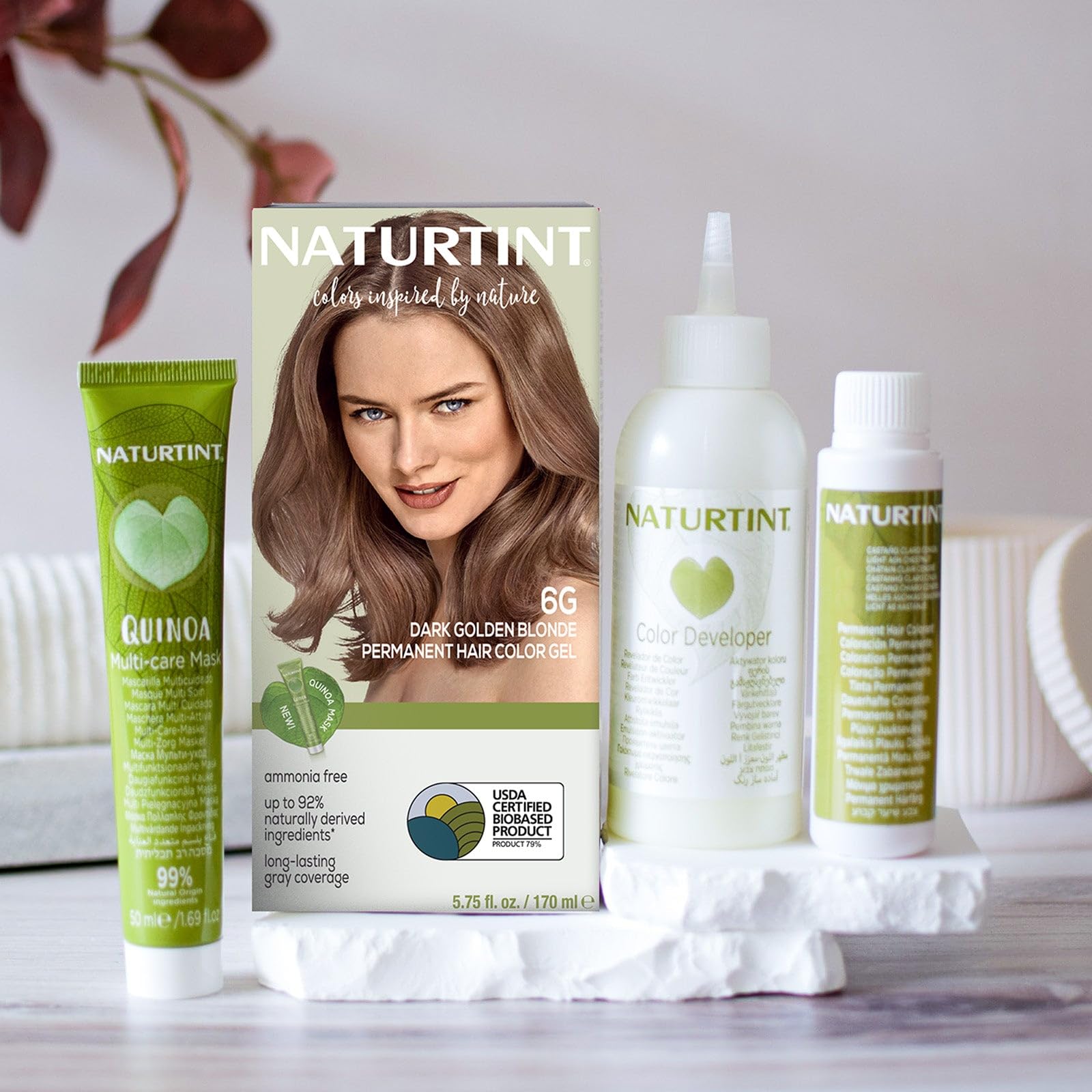 Foto 6 | Tinte De Pelo Naturtint 6g, Rubio Dorado Oscuro, Sin Amoniaco - Venta Internacional.
