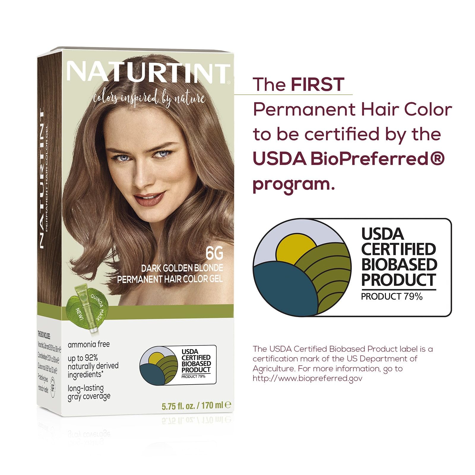 Foto 7 | Tinte De Pelo Naturtint 6g, Rubio Dorado Oscuro, Sin Amoniaco - Venta Internacional.