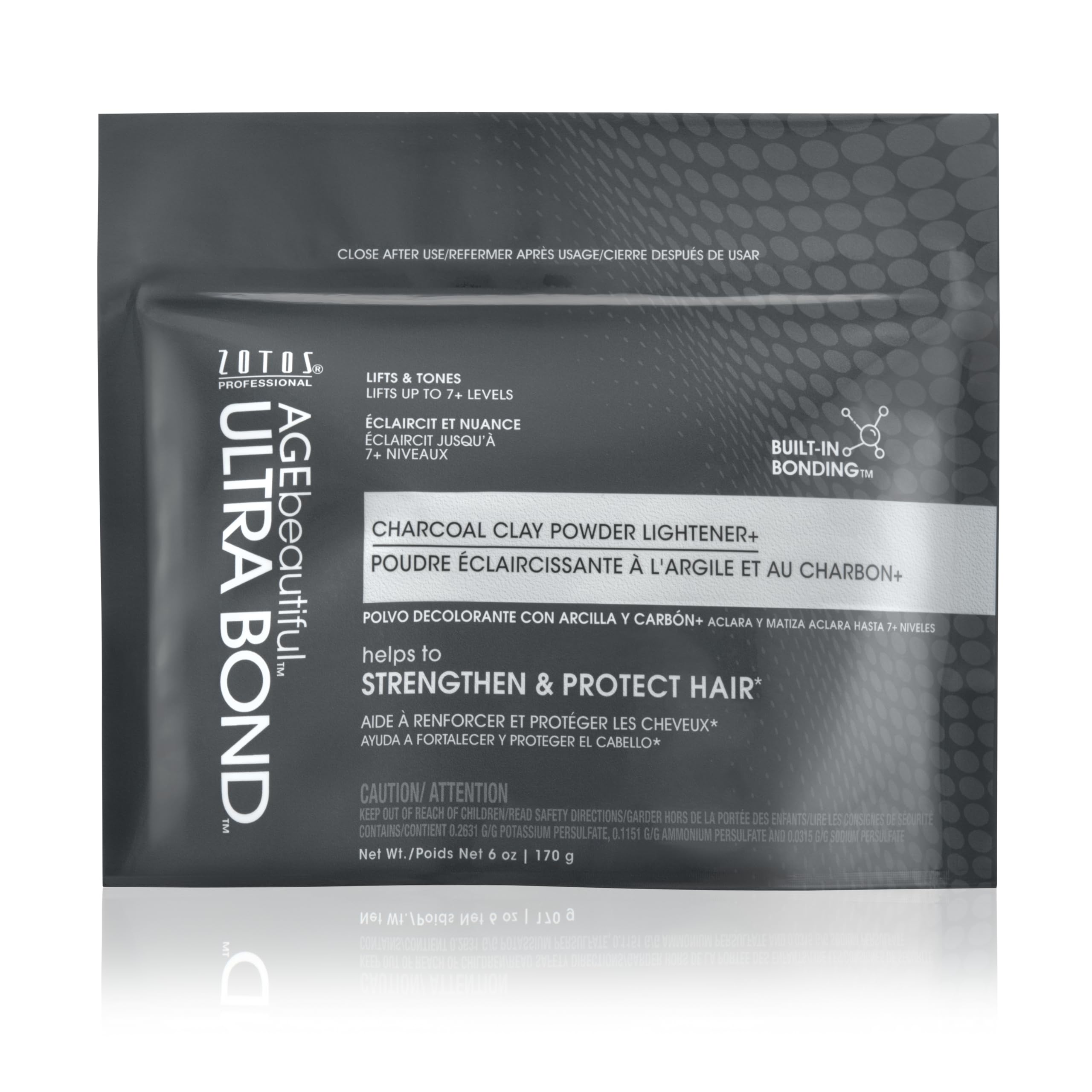 Foto 2 pulgar | Powder Lightener Age Beautiful Ultra Bond Charcoal Arcilla 180 Ml - Venta Internacional.