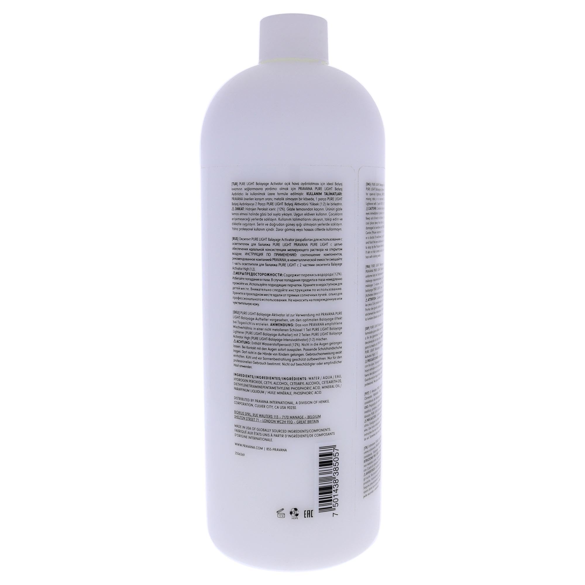 Foto 3 pulgar | Activator Pravana Pure Light Balayage High 946 Ml, Unisex - Venta Internacional.